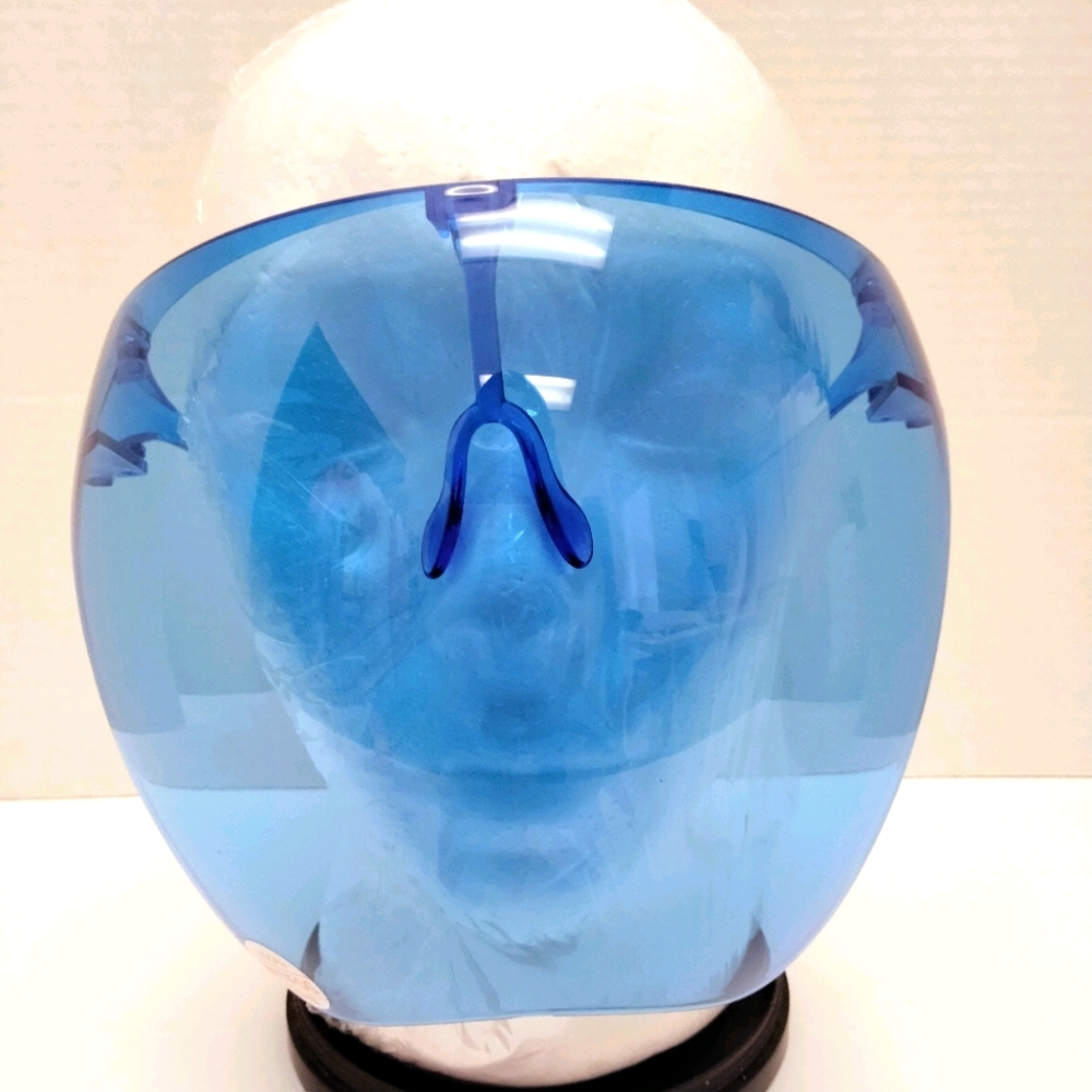 Blue Full Face Visor Goggle Sunglasses